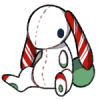 CANDY CANE RABBIT